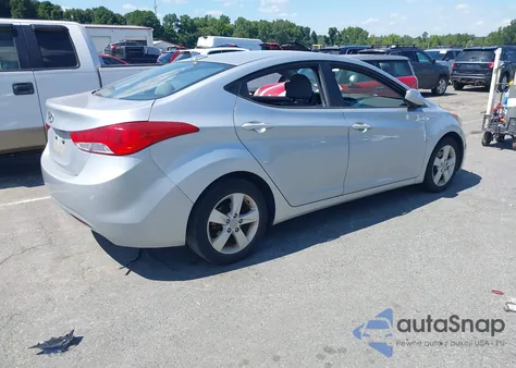 2013 Hyundai Elantra Gls from USA, damaged, VIN 5NPDH4AE2DH349584
